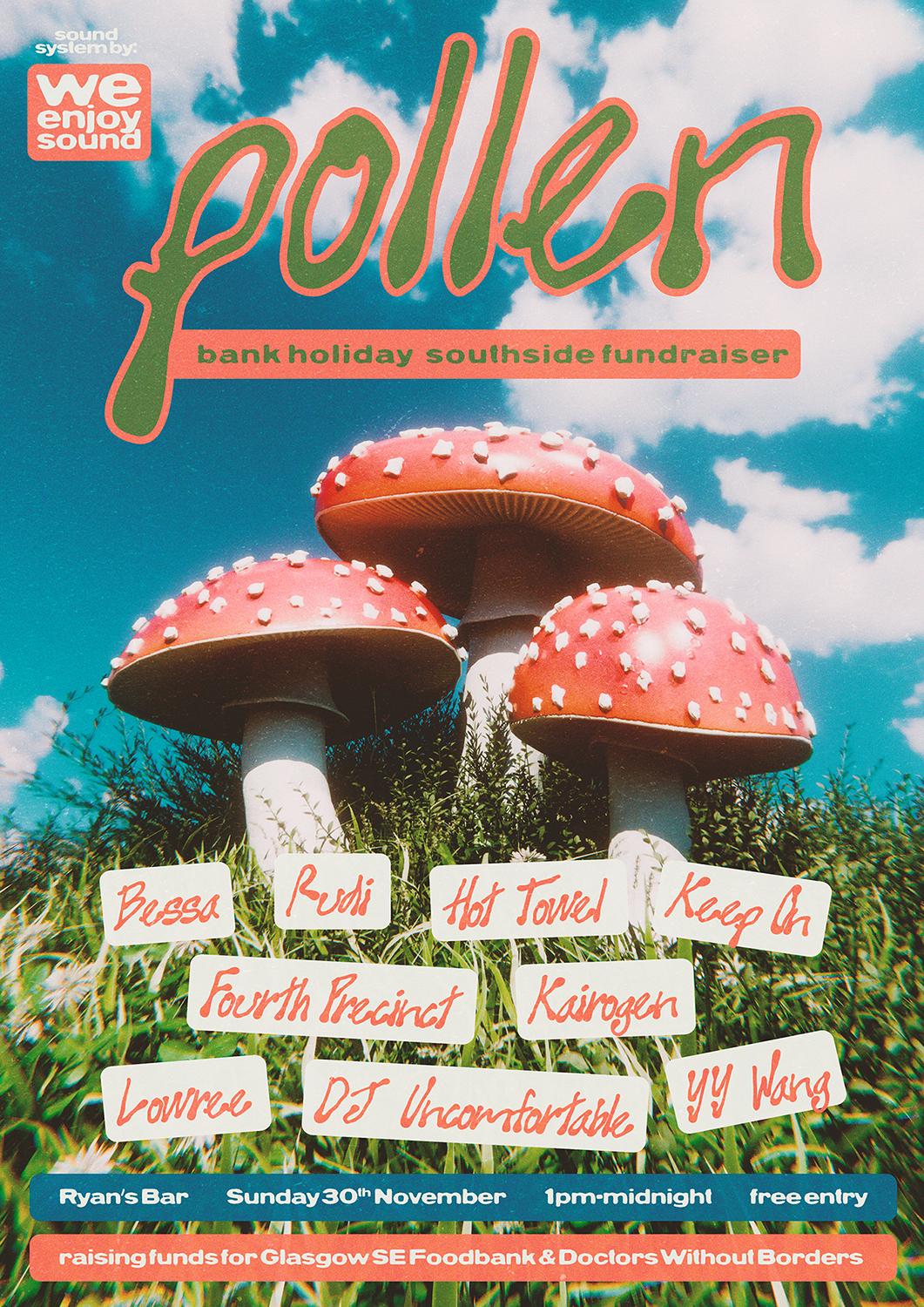 Pollen - Bank Holiday Southside Fundraiser