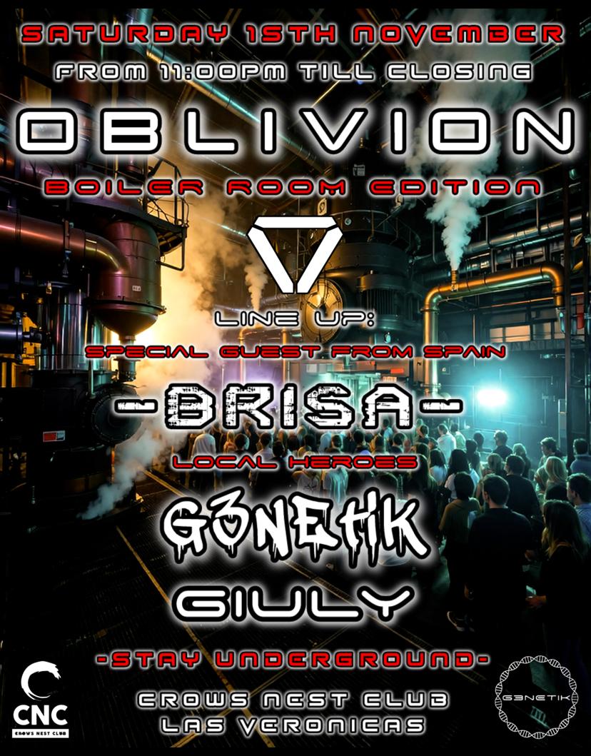 Oblivion Boiler Room Edition @Brisa