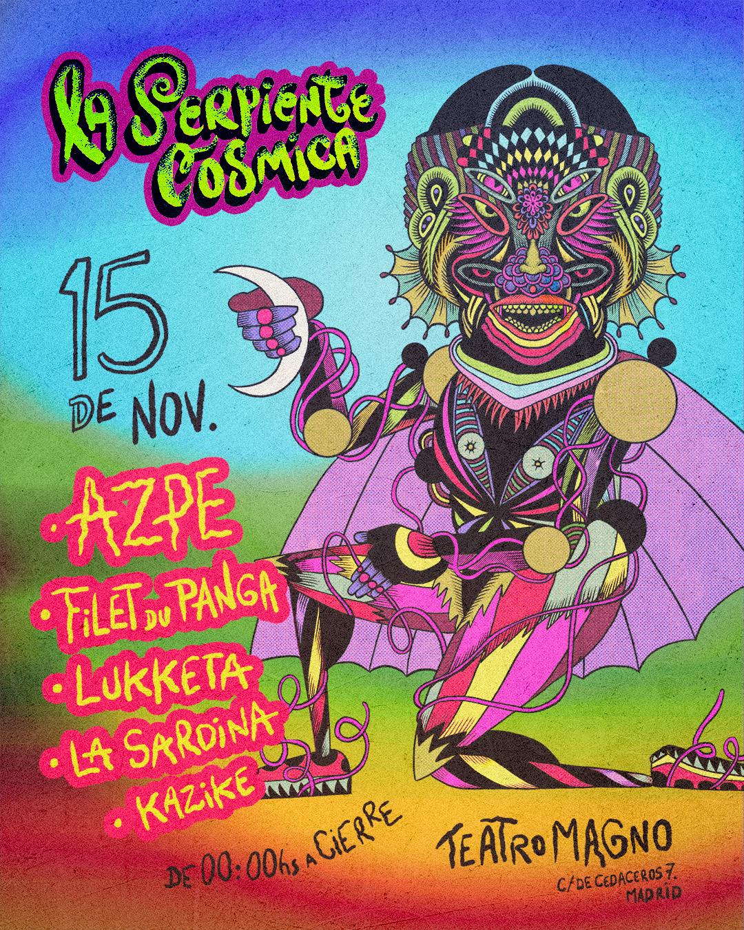 La Serpiente Cósmica. Sala Upper (Teatro Magno)