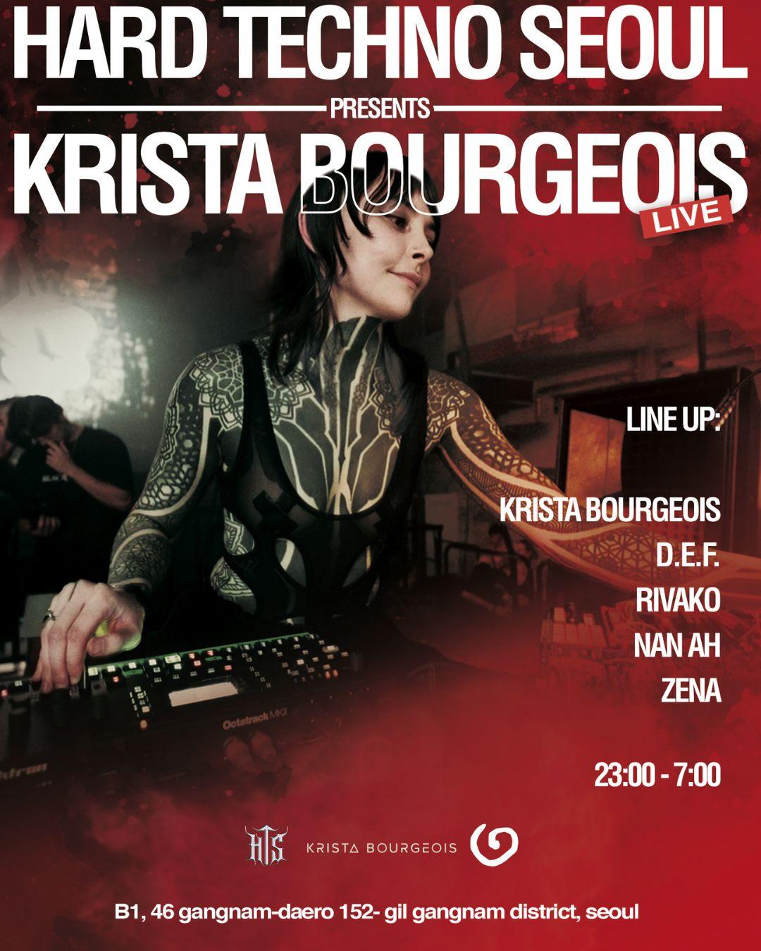 Hard Techno Seoul Presents: Krista Bourgeois (Live)
