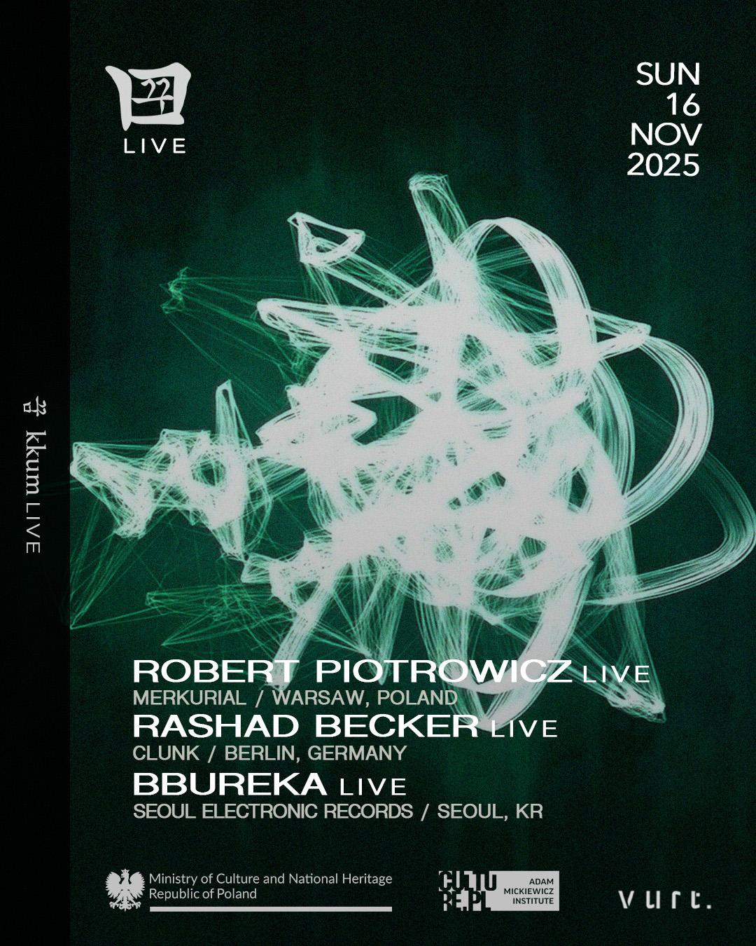 꿈 Kkum Live: Robert Piotrowicz Live / Rashad Becker Live