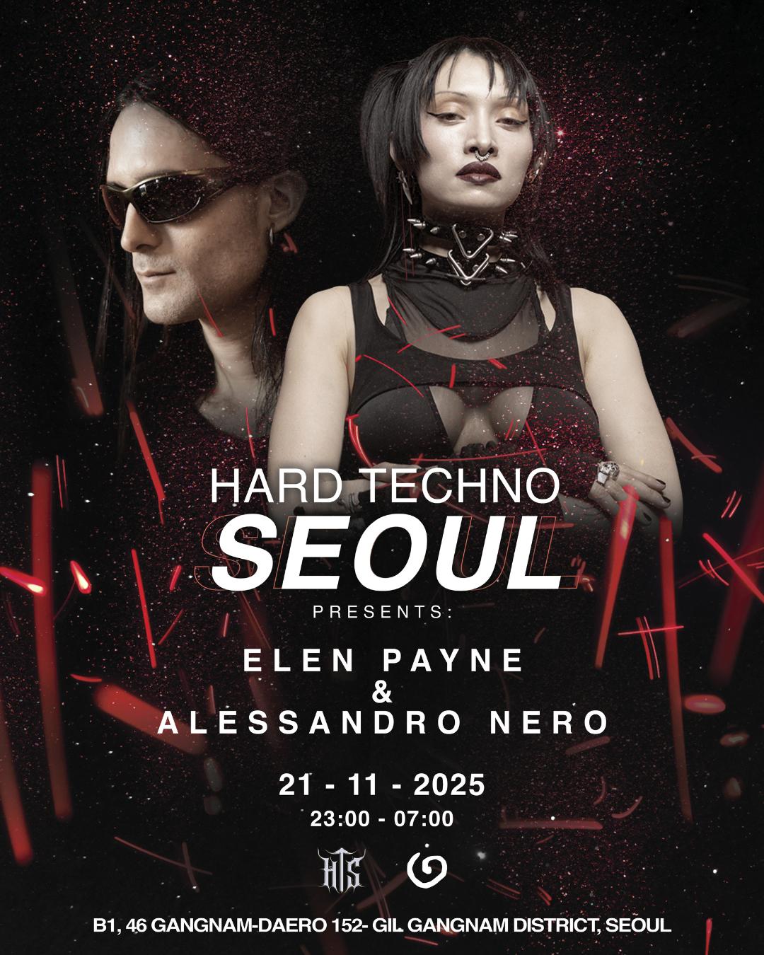 Hard Techno Seoul Presents Elen Payne & Alessandro Nero