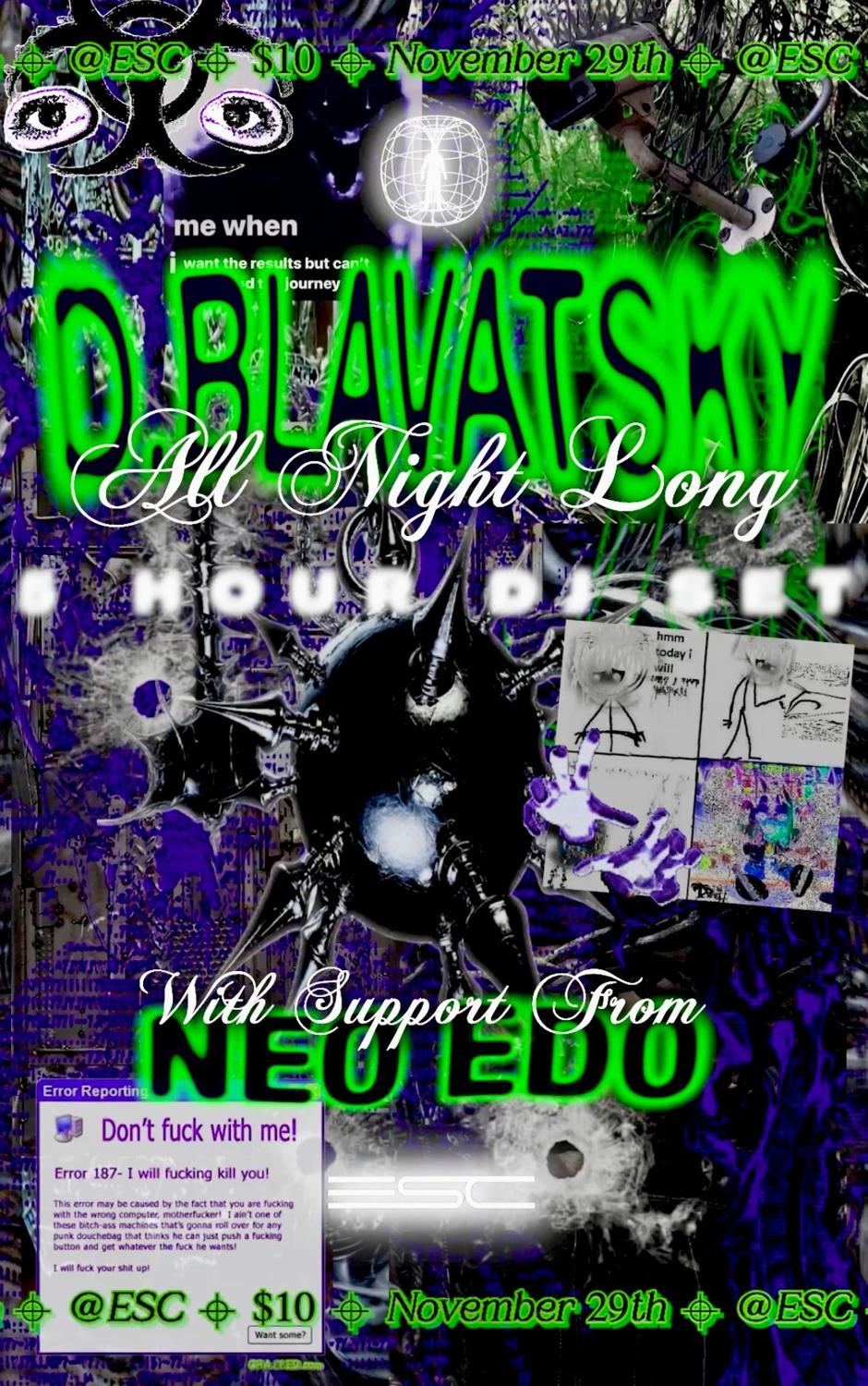 D.Blavatsky All Nite Long @ Esc