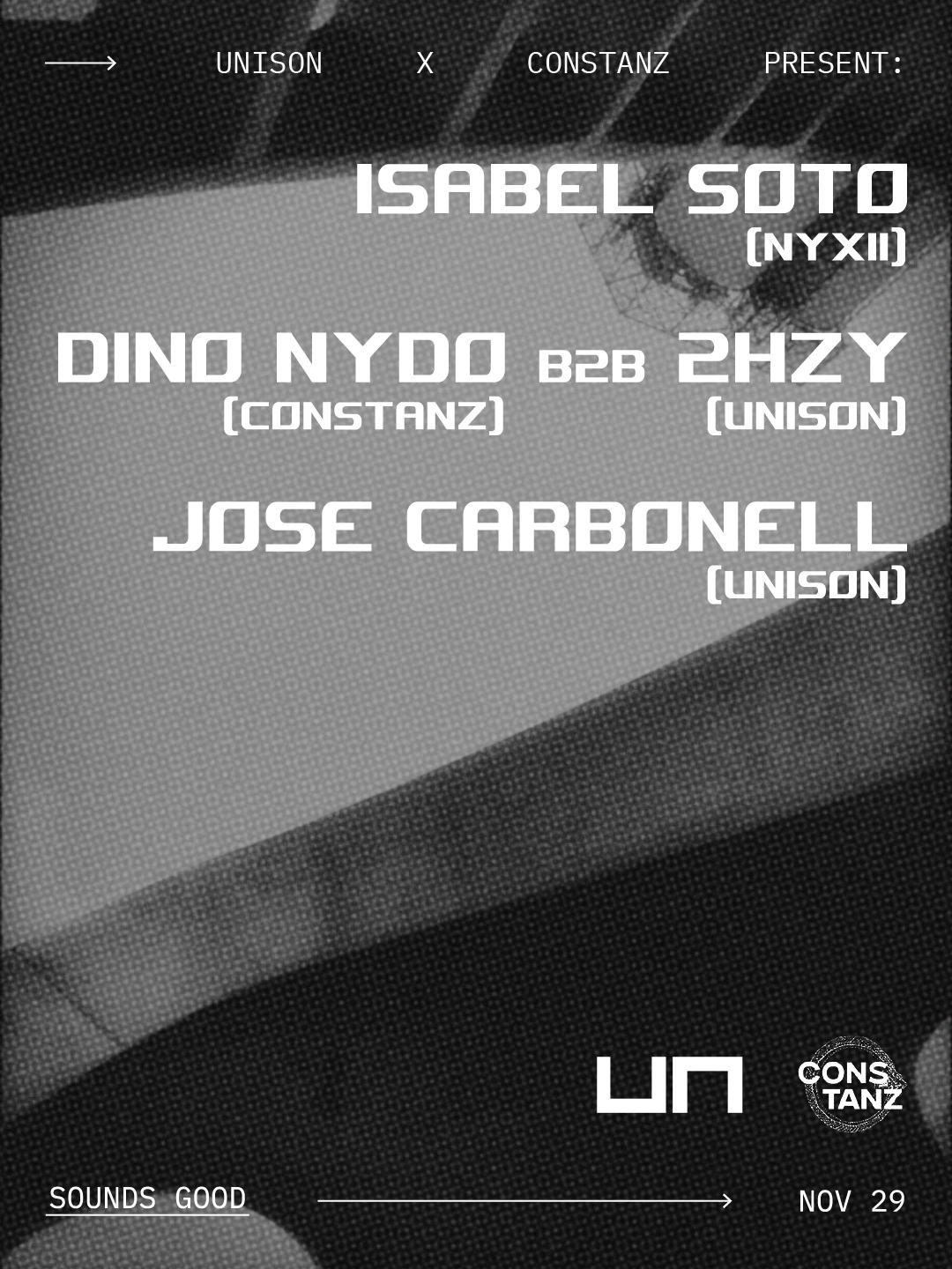 Unison X Constanz Present: Isabel Soto (Berlin)