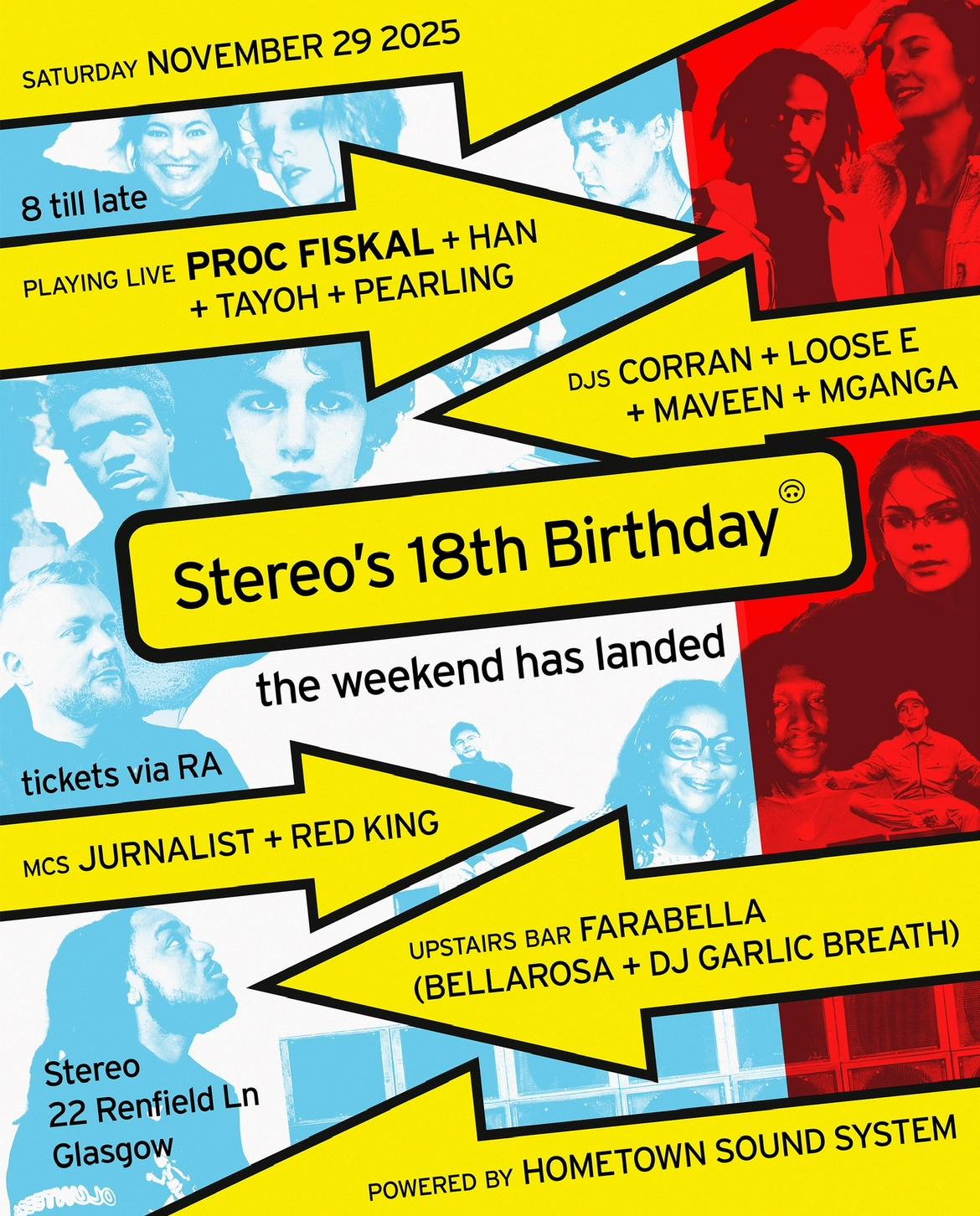 Stereo'S 18Th Birthday : The Weekend Has Landed