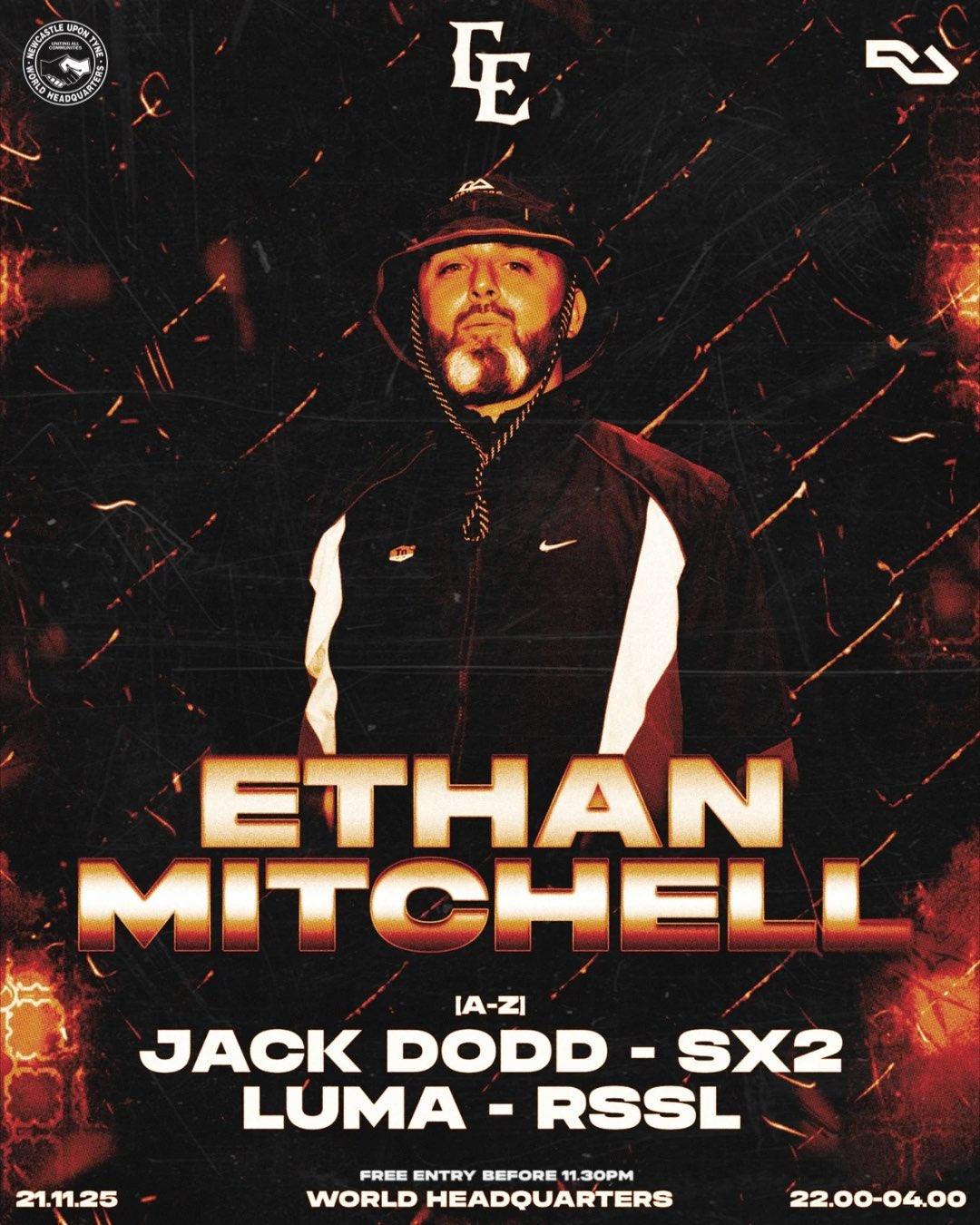 Collateral Presents: Free Party - Ethan Mitchell + Support