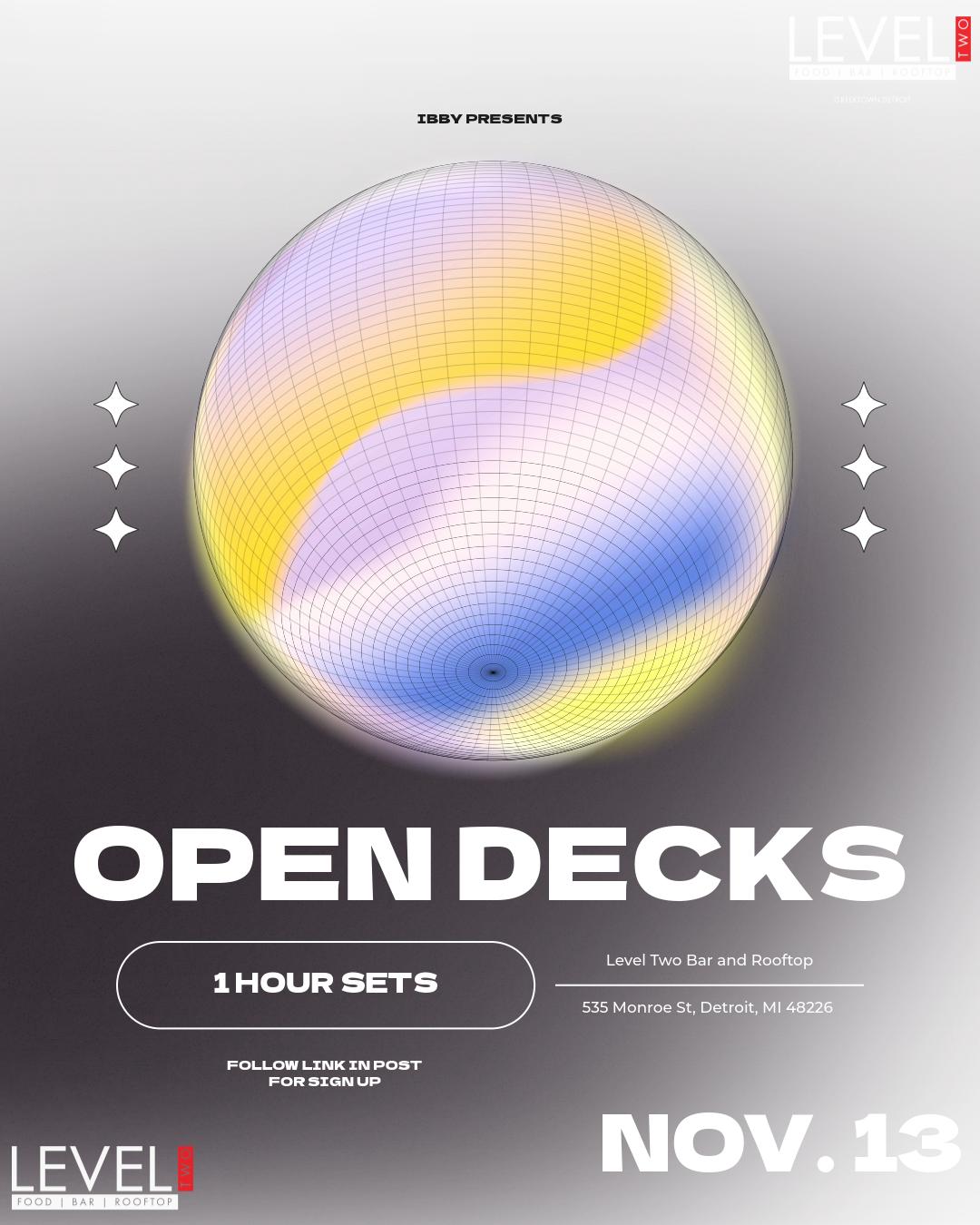 Ibby Presents Open Decks
