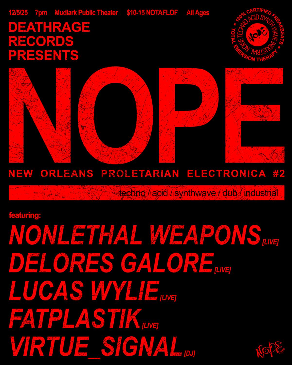 Nope: New Orleans Proletarian Electronica