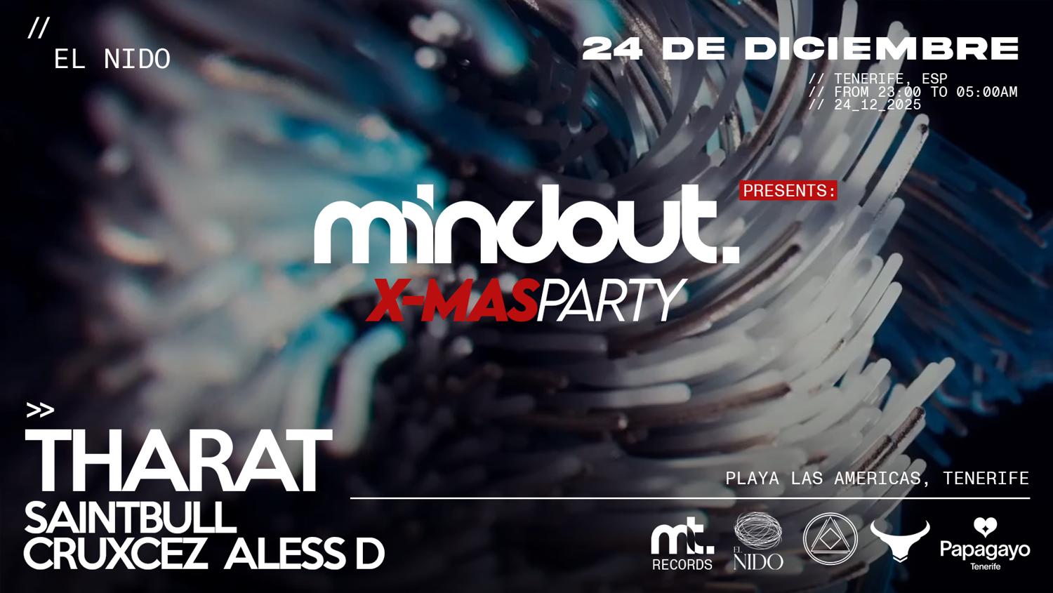 Mindout Pres: Tharat (Afterlife - Habitat - Drumcode) - Christmas Party