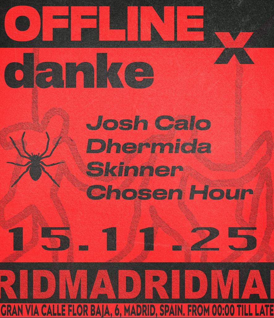 Offline X Danke - Vinyl Format All Night Long - Madrid