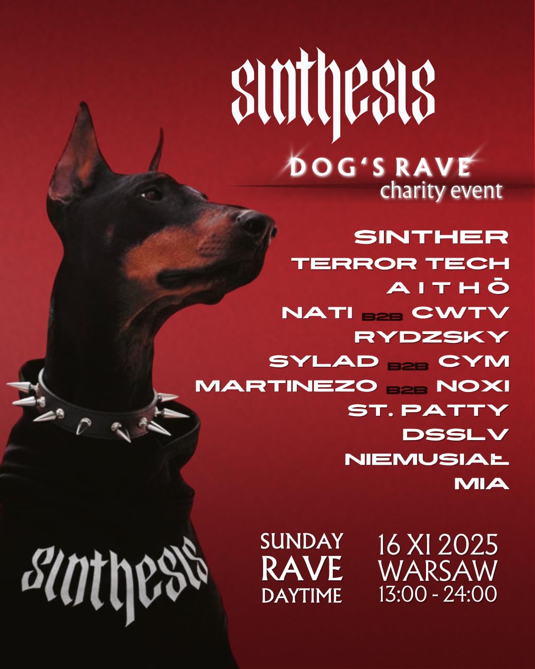 Sinthesis: Dog'S Rave | Charity Daytime Event (Sunday)
