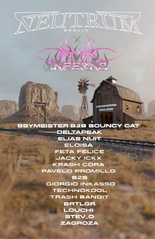 Reinkarnation W./ Technokool, Eloisa, Pavelo Promillo, Jacky Ickx Und Inferno Showcase