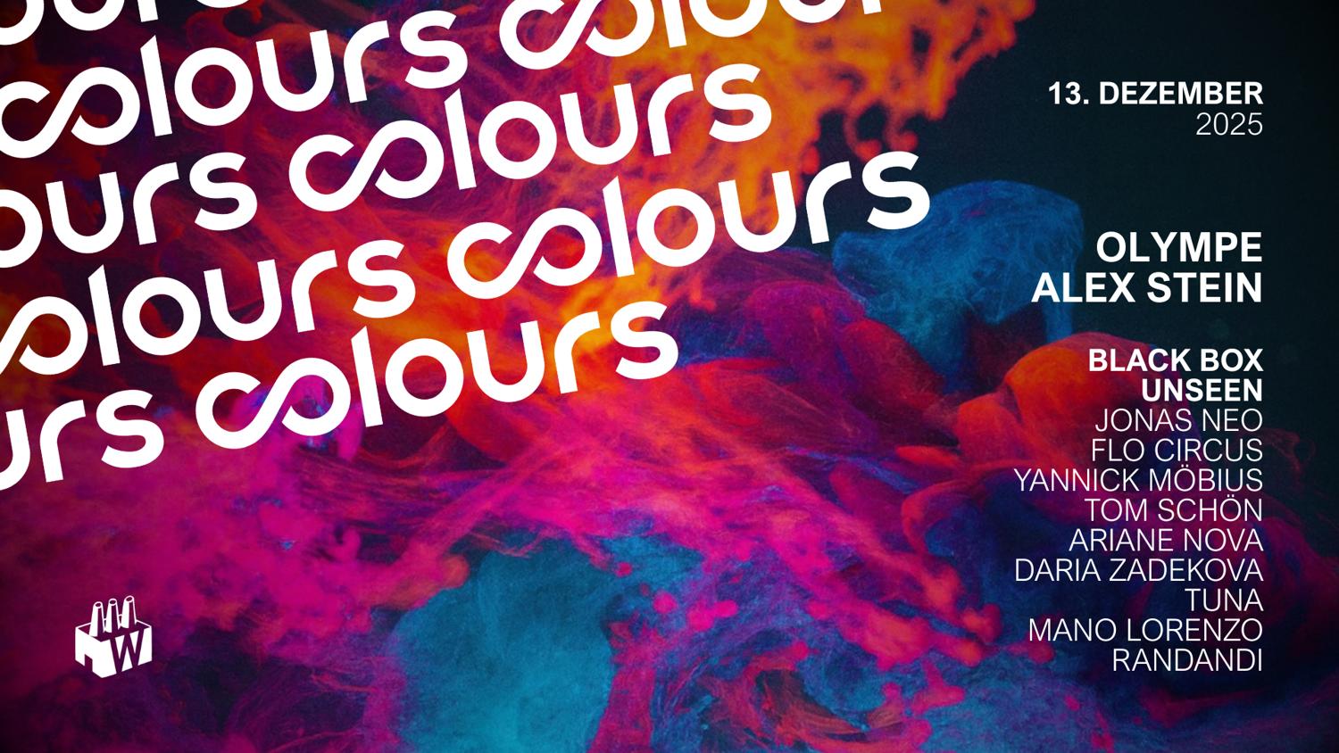Colours With Olympe, Alex Stein, Unseen, Black Box