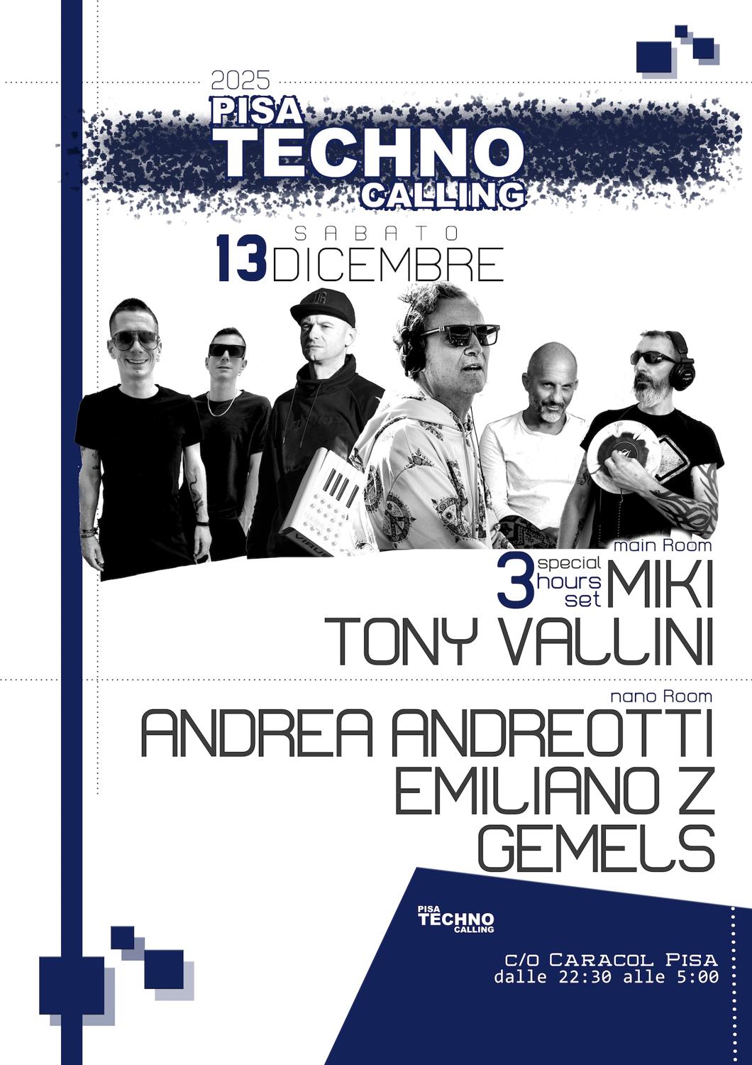 Pisa Techno Calling - Miki The Dolphin 3 Hour Extended Set