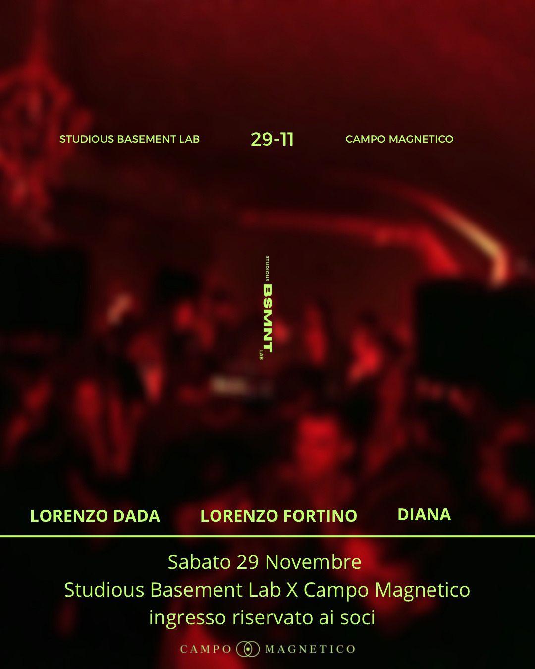 Bsmnt Studio Lab Pres. Lorenzo Fortino