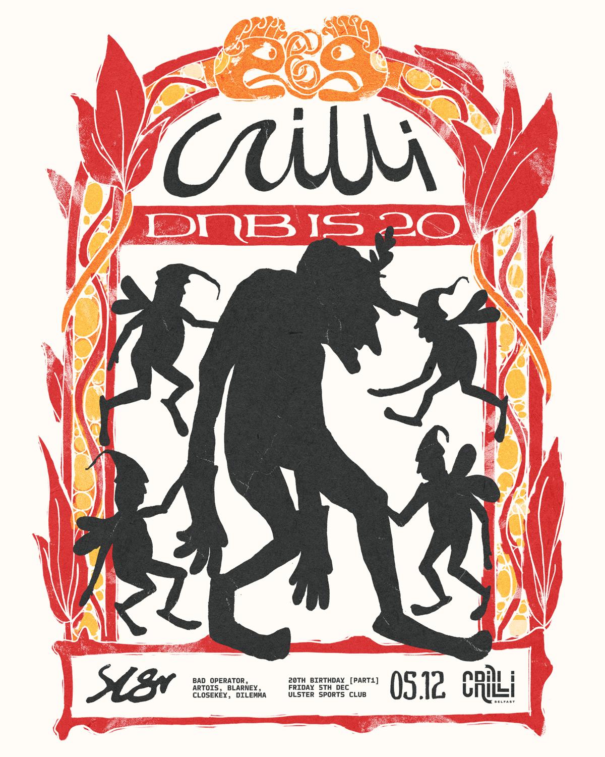 Crilli Dnb Is 20: Sl8R (V Recordings) Plus Guests