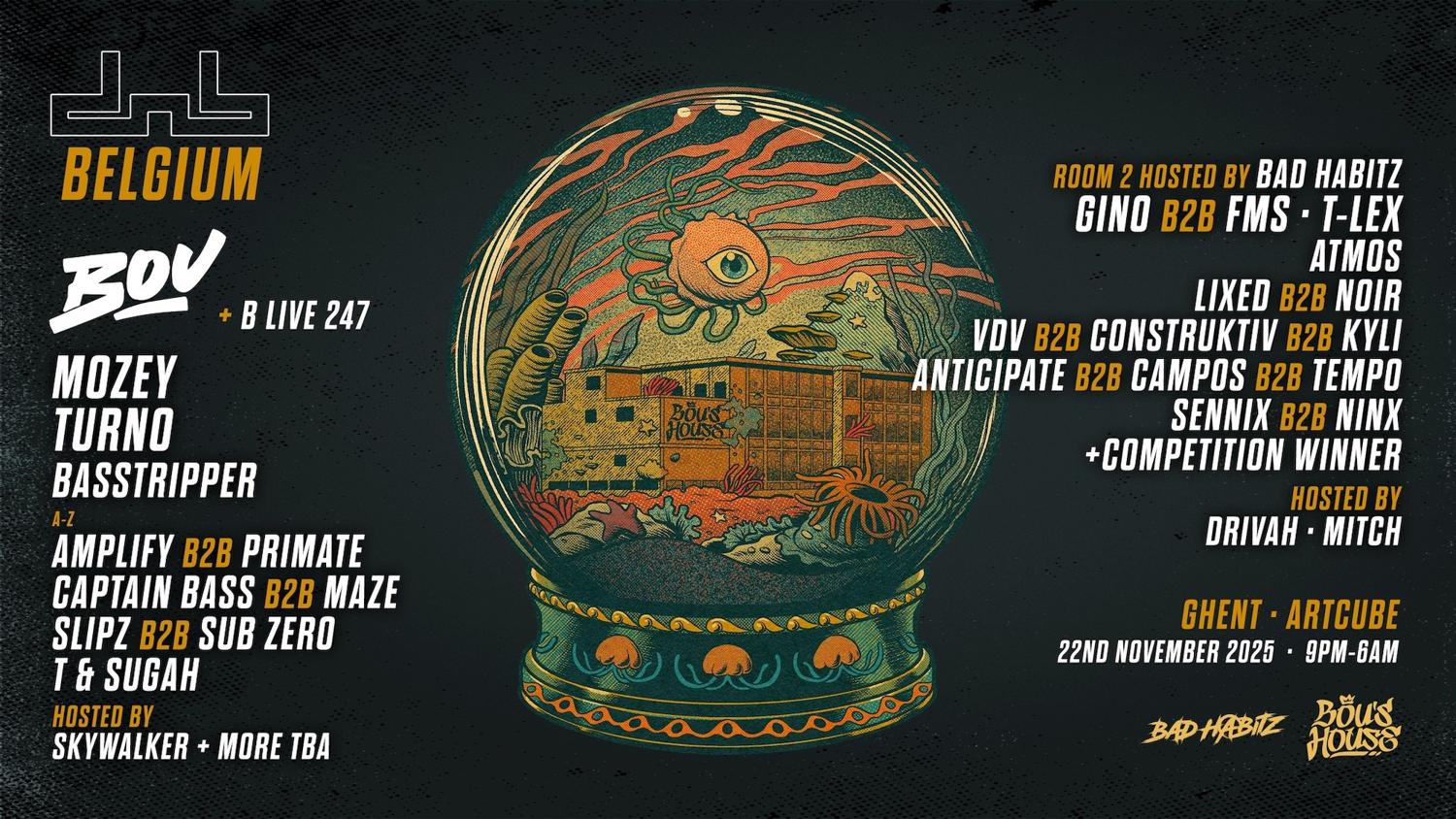 Bou’S House Belgium X Dnb Allstars