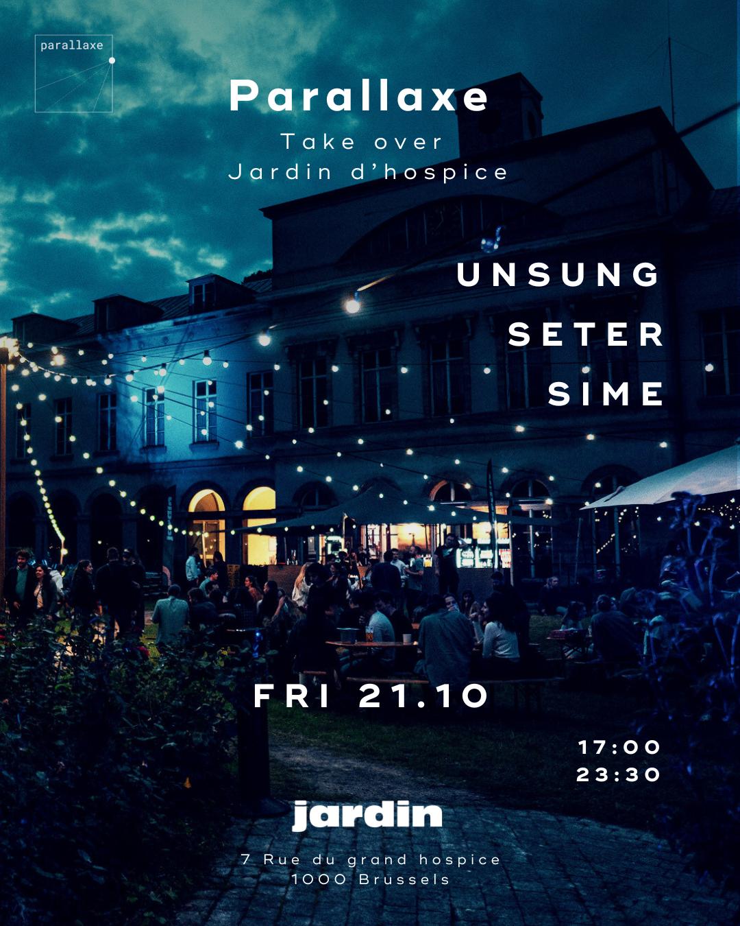 Parallaxe Take Over Jardin Hospice