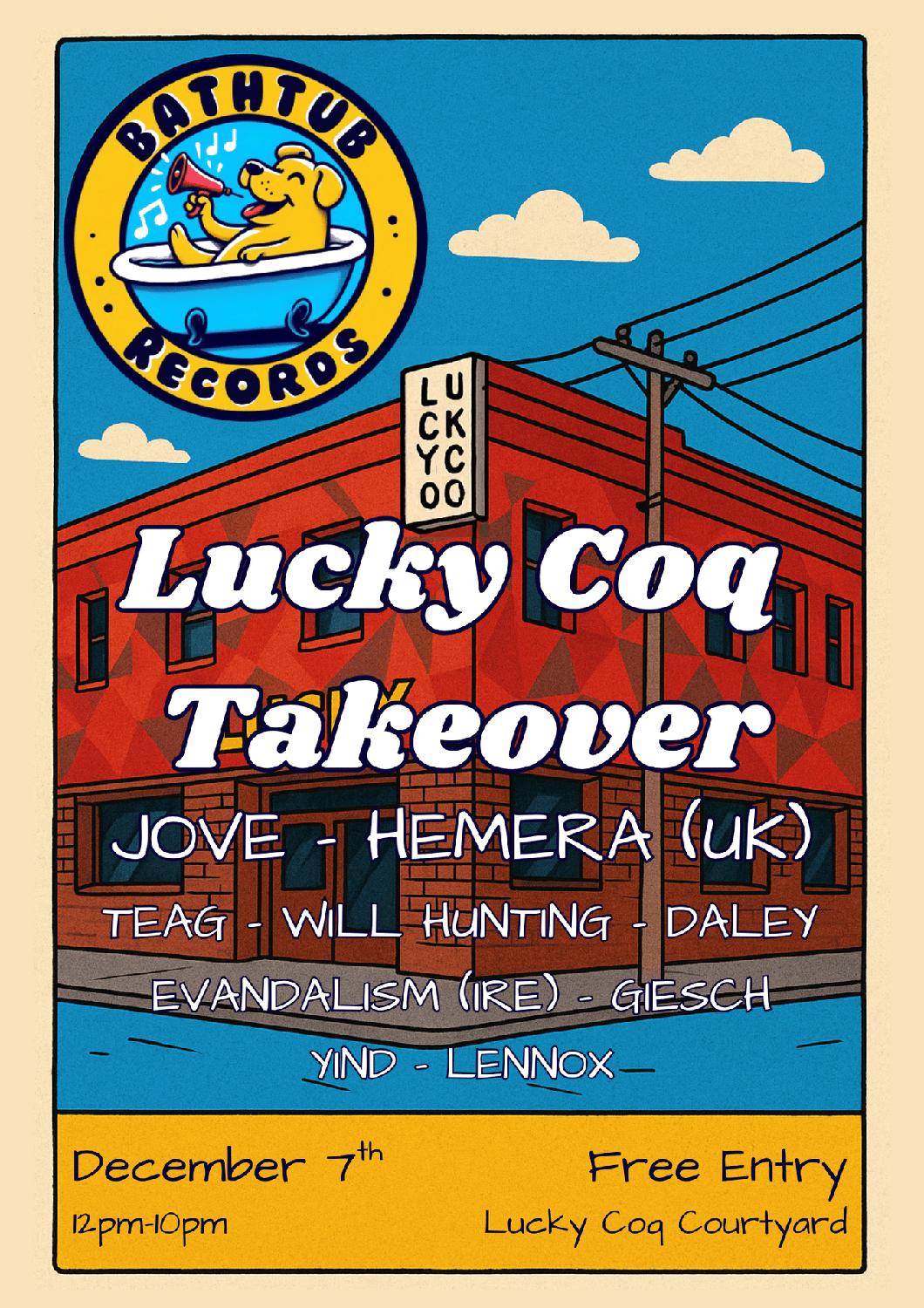 Bathtub Records Luck Coq Takeover