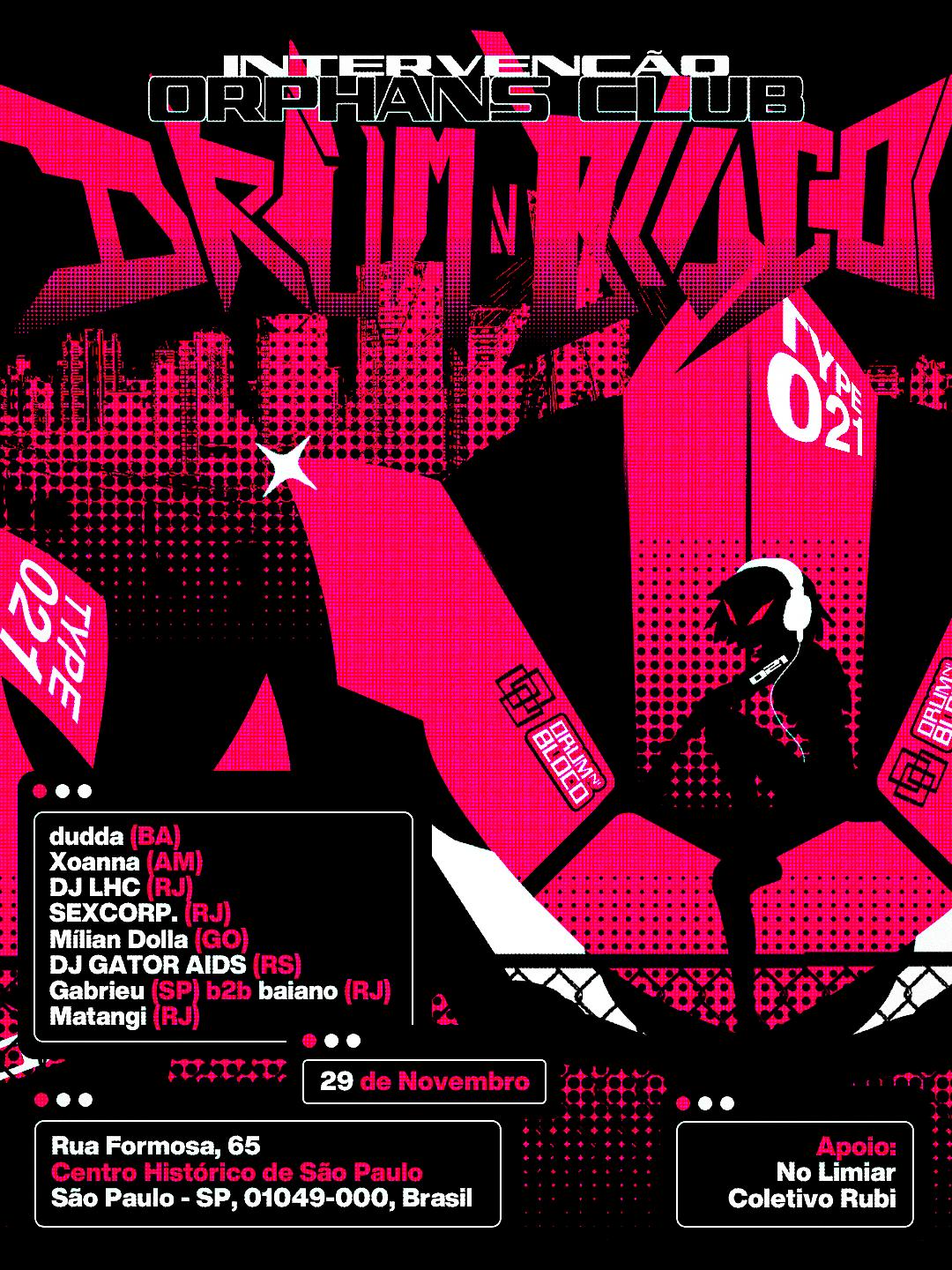 Intervenção: Orphans Club + Drum N Bloco - São Paulo