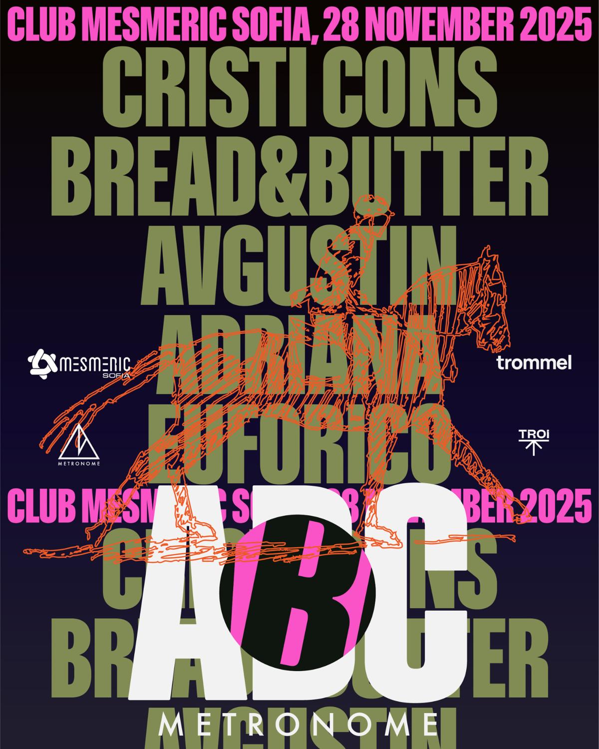Abc + Metronome Pres. Cristi Cons + More At Club Mesmeric
