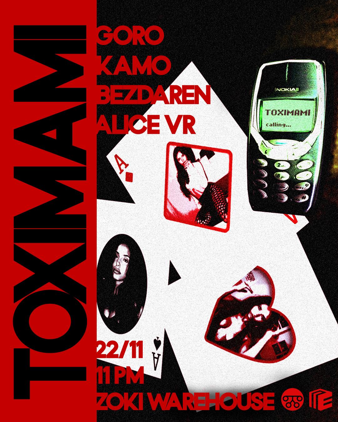 Toximami At Zoki'S Warehouse With Goro, Kamo, Bezdaren, Alice Vr