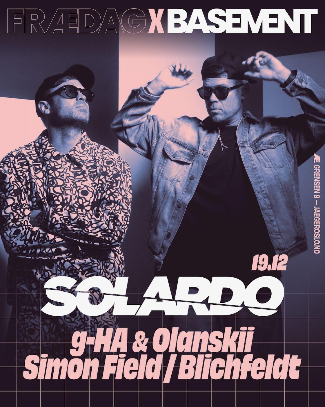 Frædag X Basement: Solardo