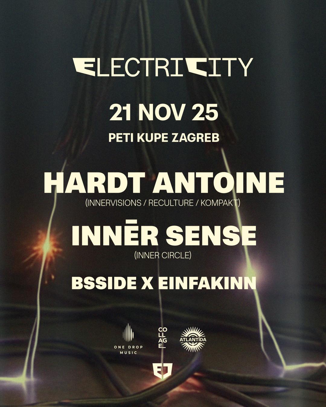 Electricity With Hardt Antoine, Innēr Sense, Bsside And Einfakinn - Zagreb