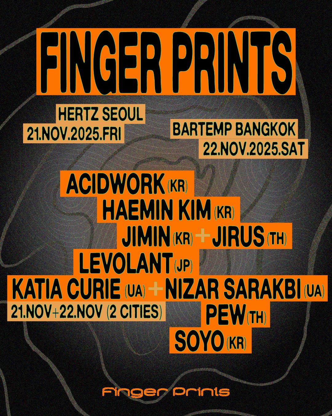 Fingerprints 핑거프린츠 Season Off 2025 마무리 At Hertz & Bartemp