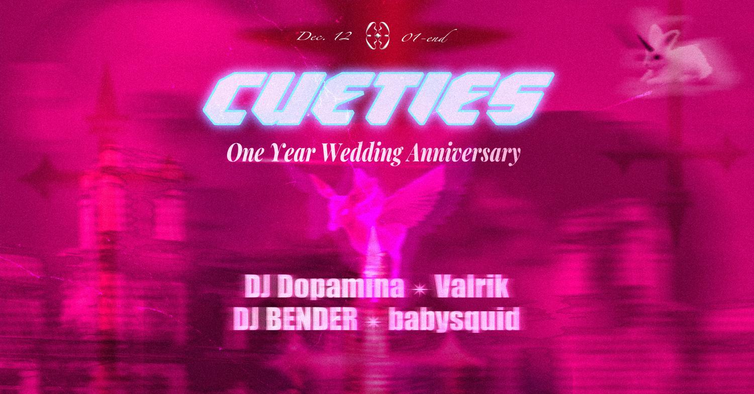 Cueties: One Year Wedding Anniversary At Den Anden Ende