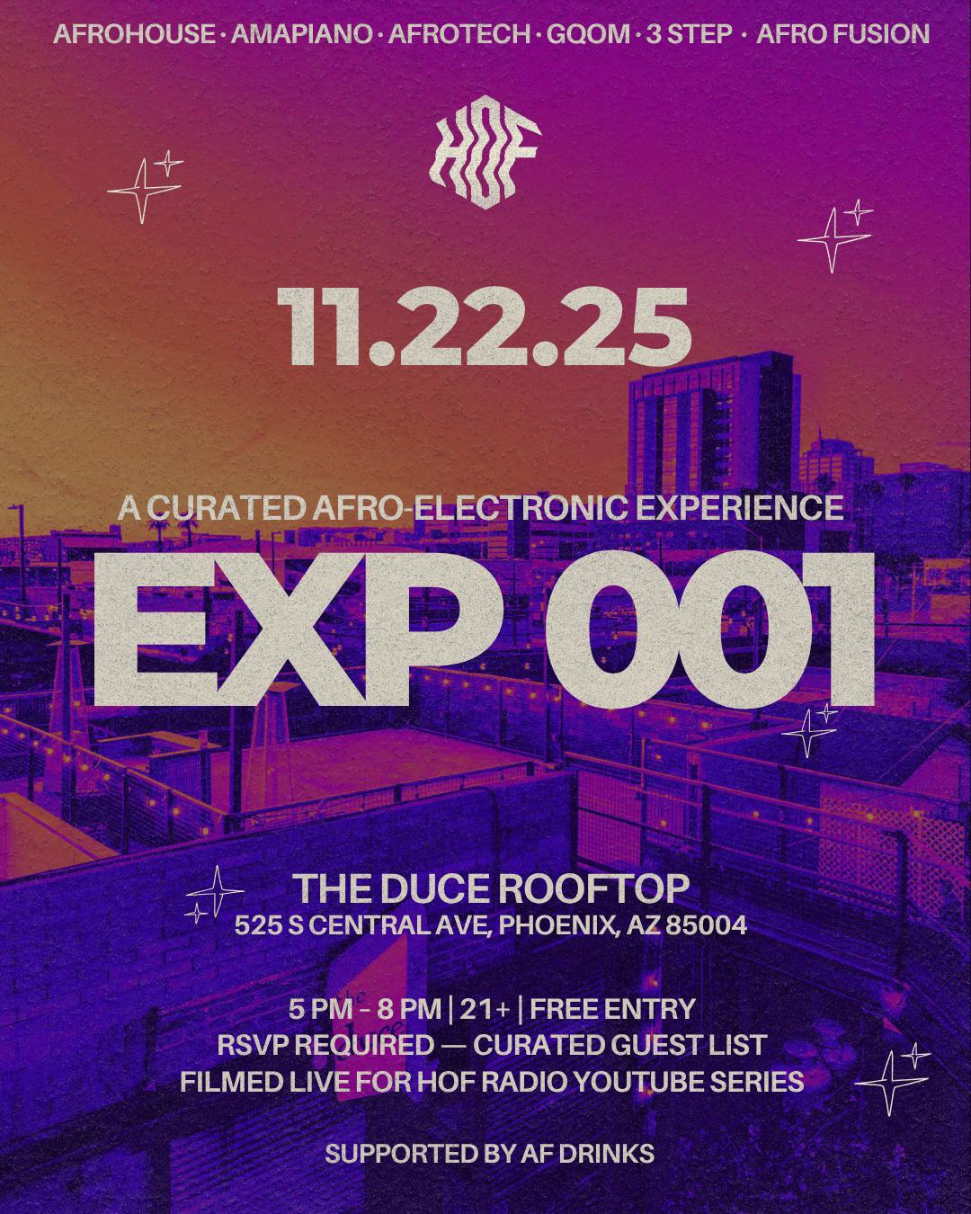 Afrohouse • Afrotech Rooftop Experience — Exp 001