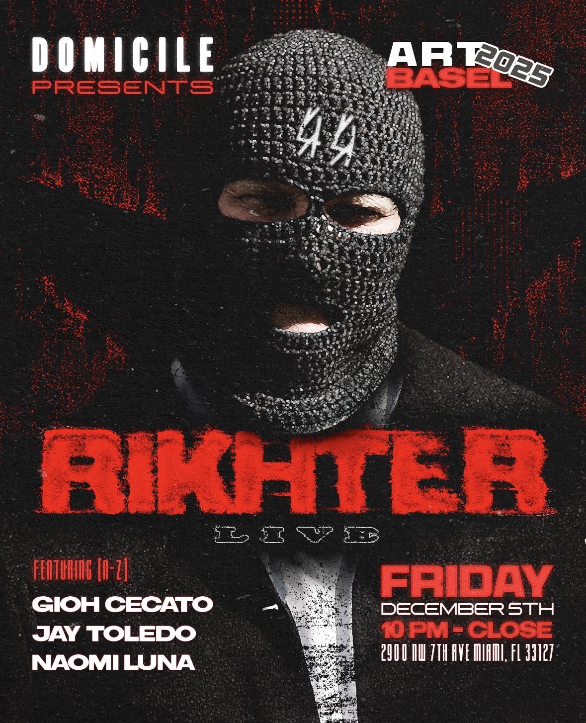 Domicile Invites: Rikhter Friday Basel Week