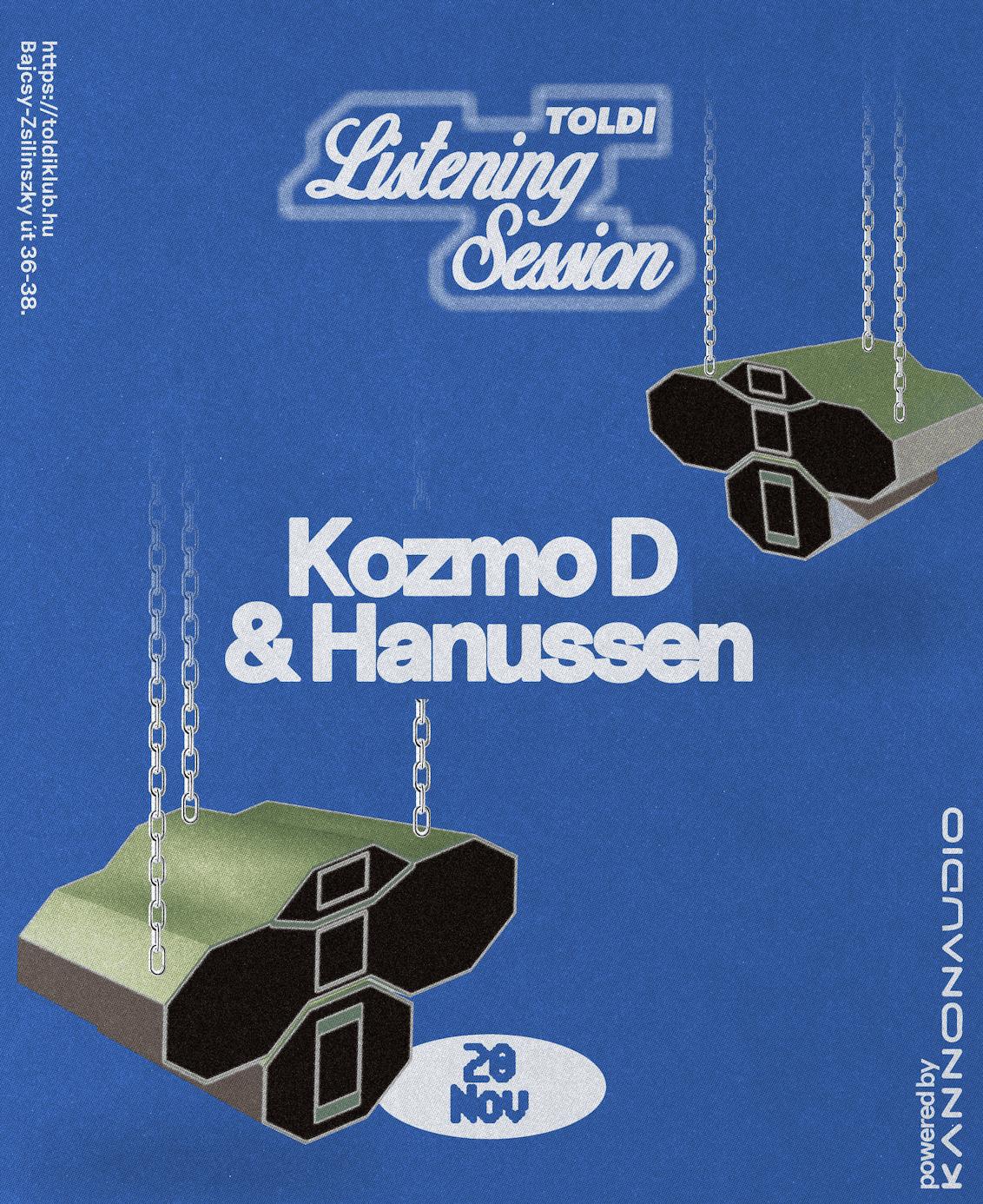 Listening Sessions: Kozmo D & Hanussen