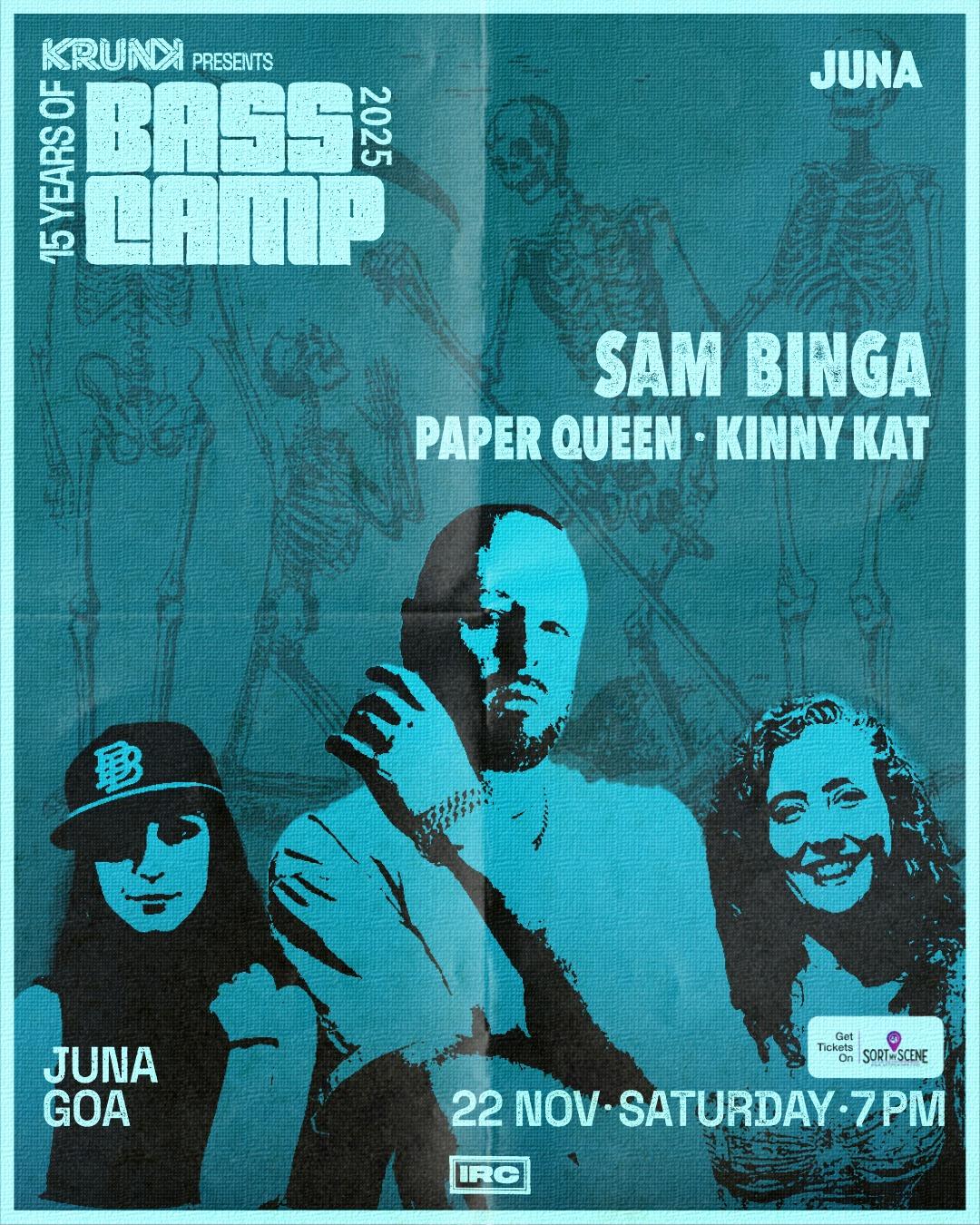 Bass Camp Goa Feat. Sam Binga, Paper Queen & Kinny Kat