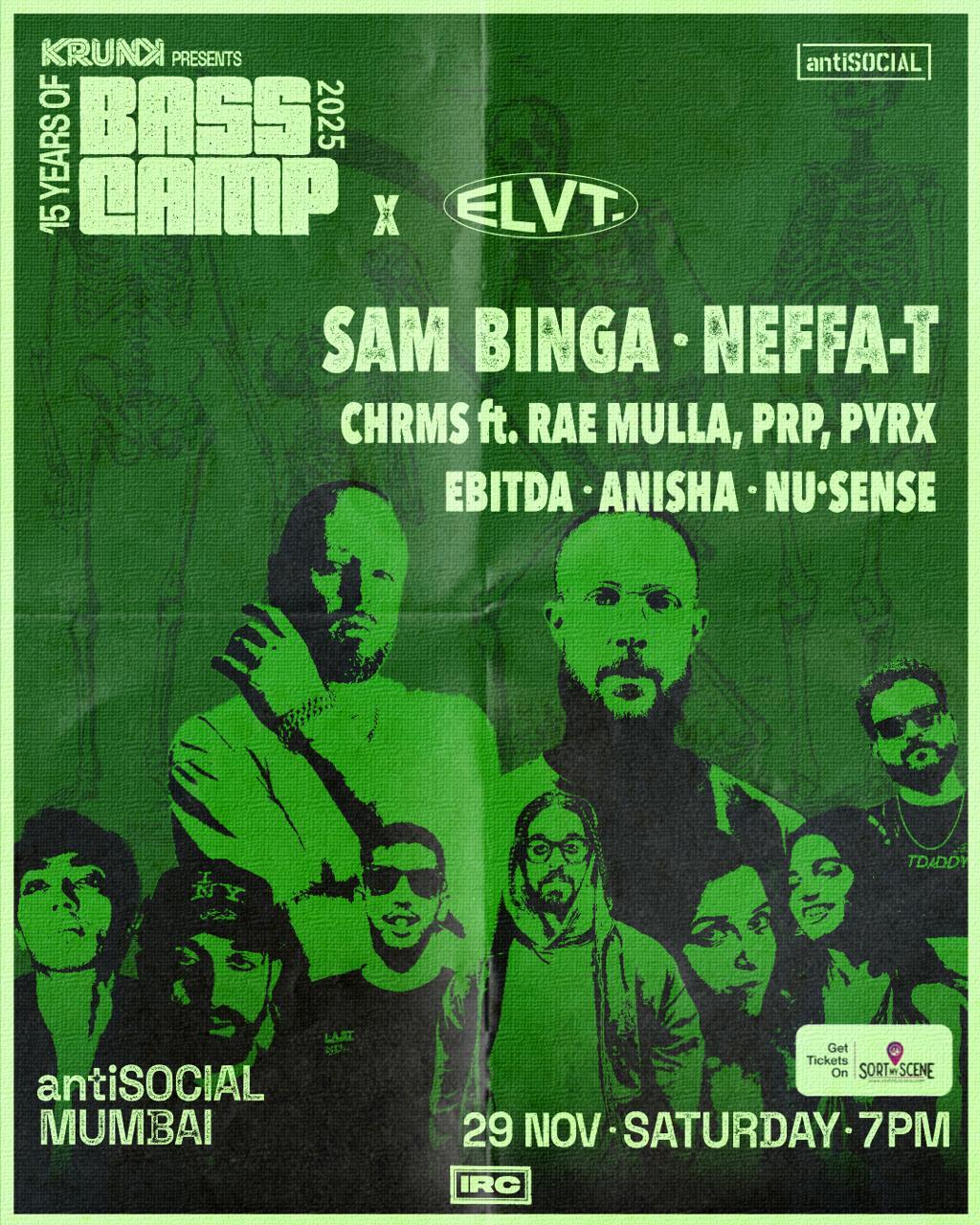 Bass Camp Mumbai Ft. Neffa-T, Sam Binga, Chrms, Ebitda, Anisha