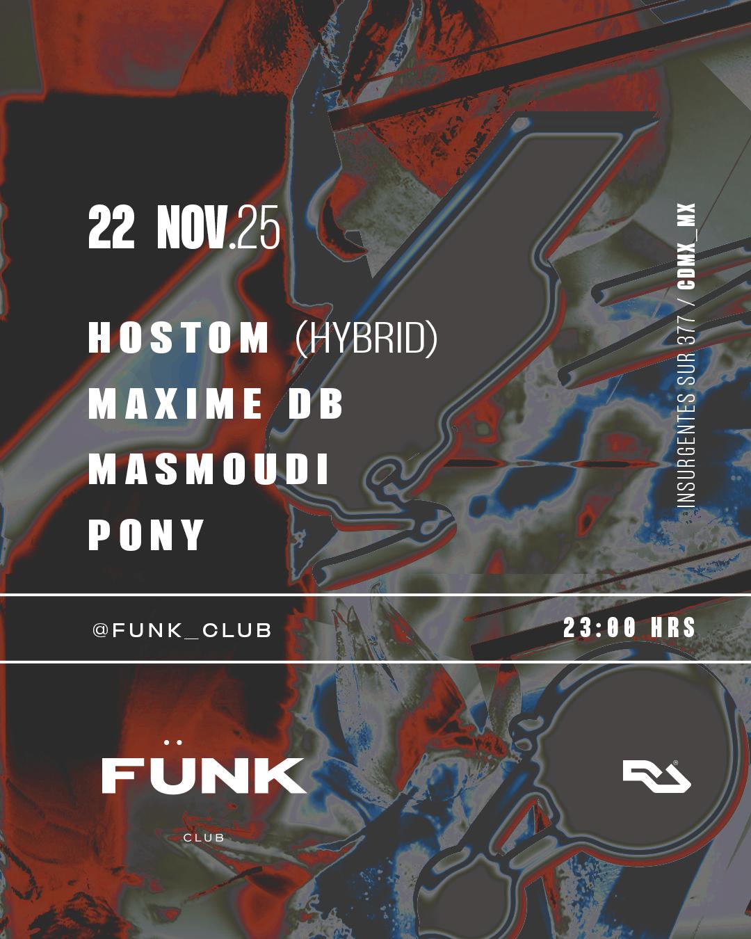 Maxime Db - Hostom (Hybrid) - Masmoudi - Pony