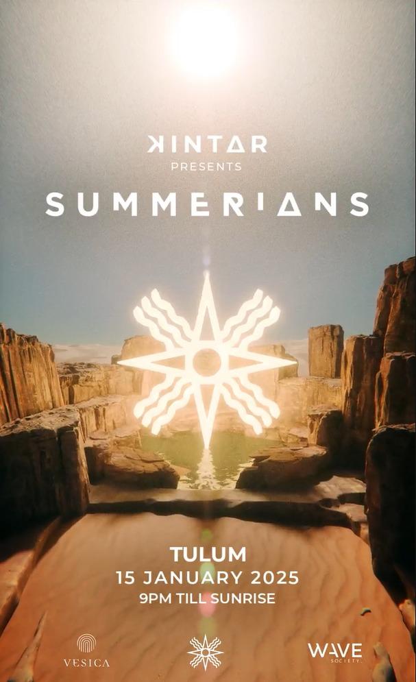 Kintar Press Summerians At Vesica Cenote Tulum