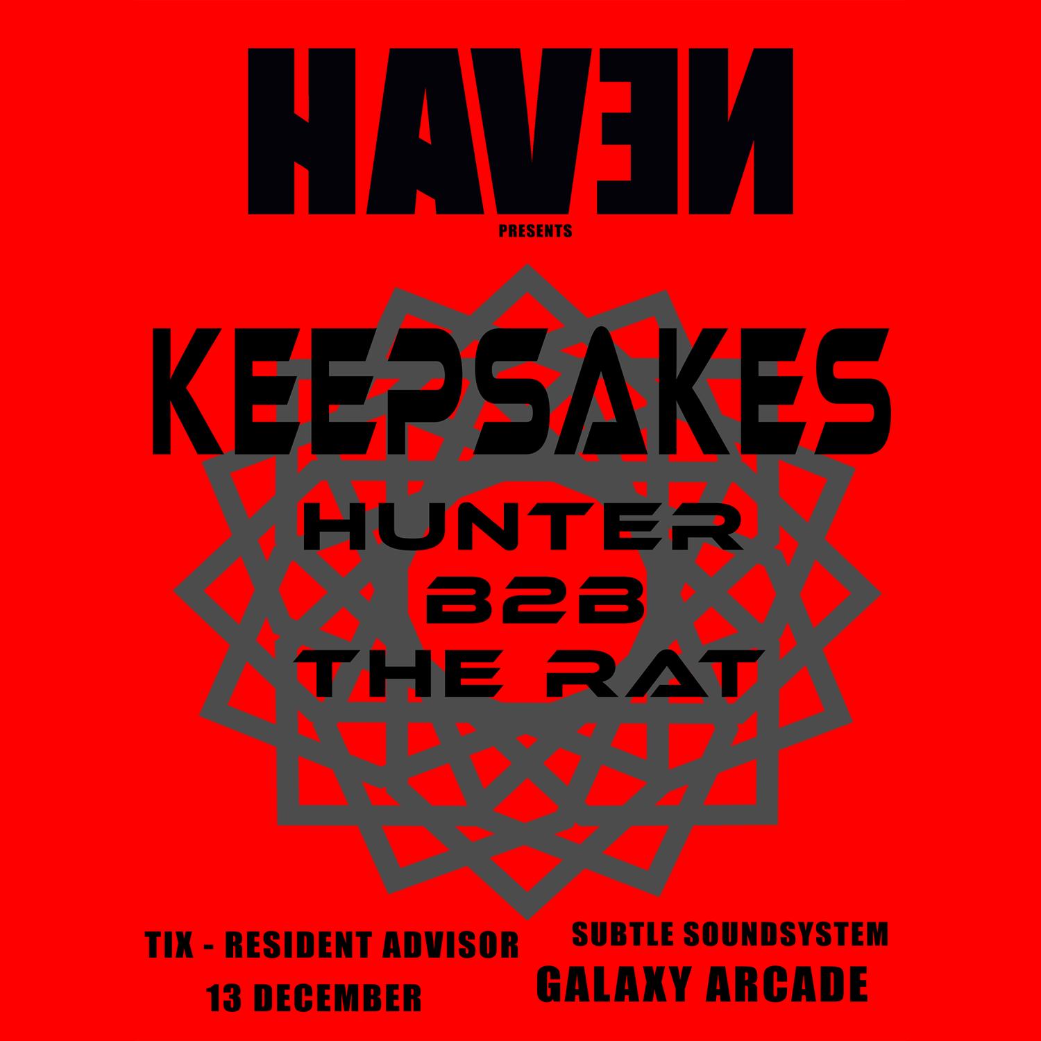 Haven: Keepsakes (3Hr Vinyl Set) // Hunter B2B The Rat