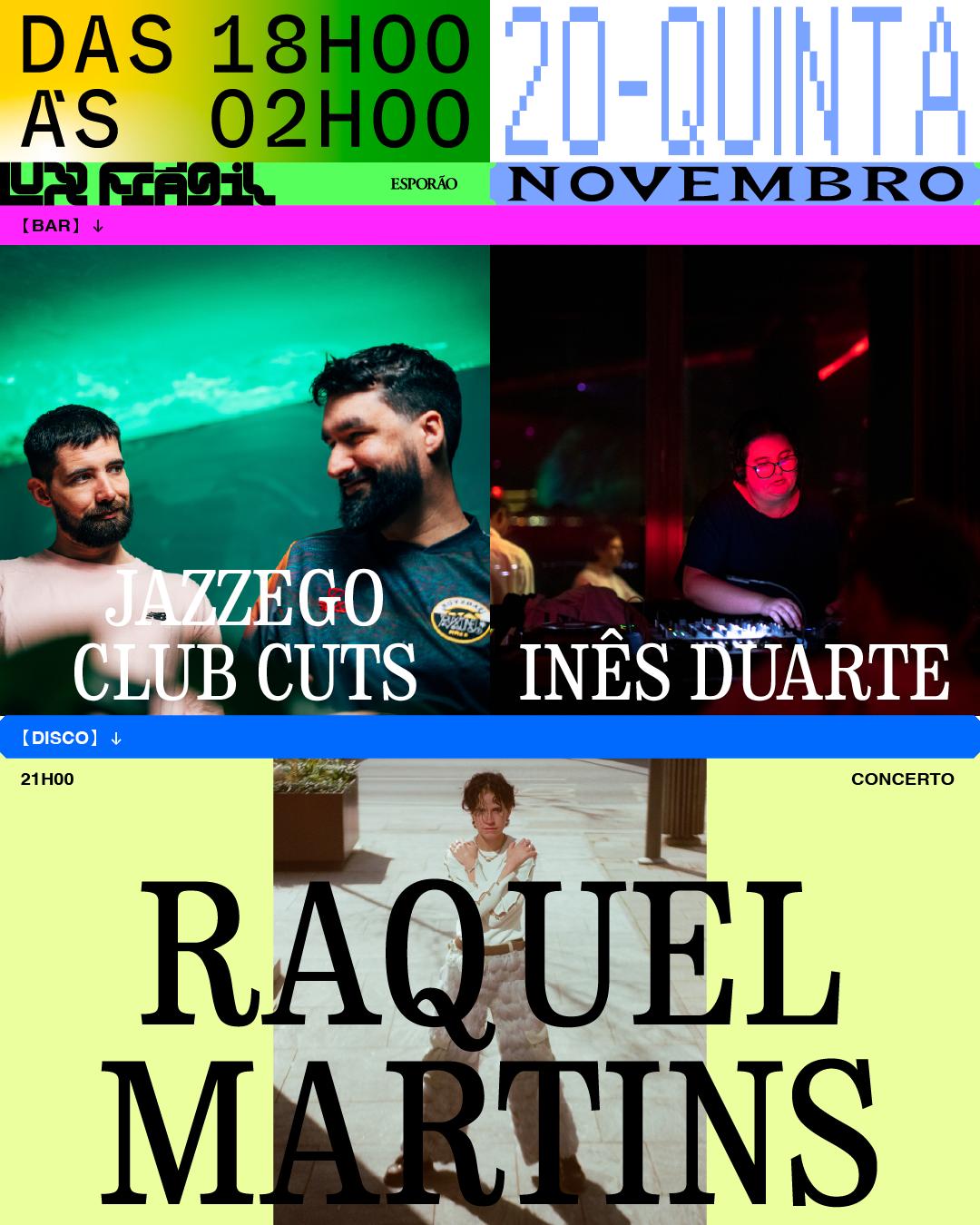 Raquel Martins Live / Inês Duarte, Jazzego Club Cuts