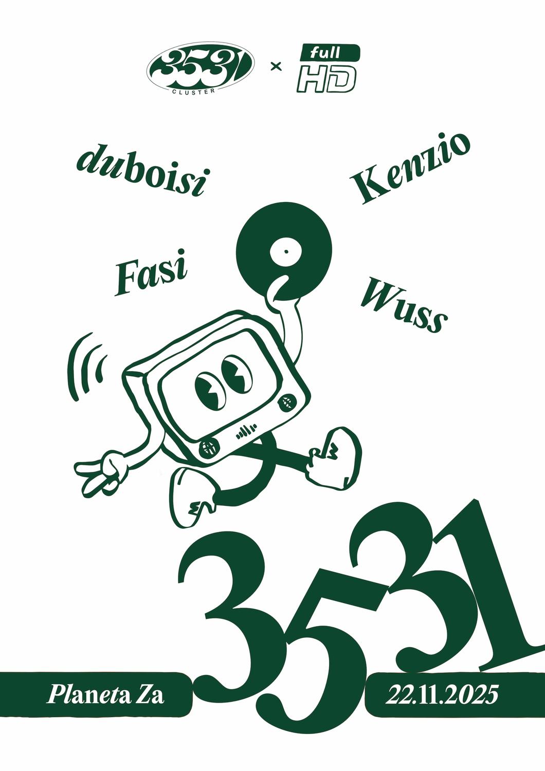 3531 Cluster X Full Hd: Endless Pappardelle With Duboisi, Fasi, Kenzio And Wuss