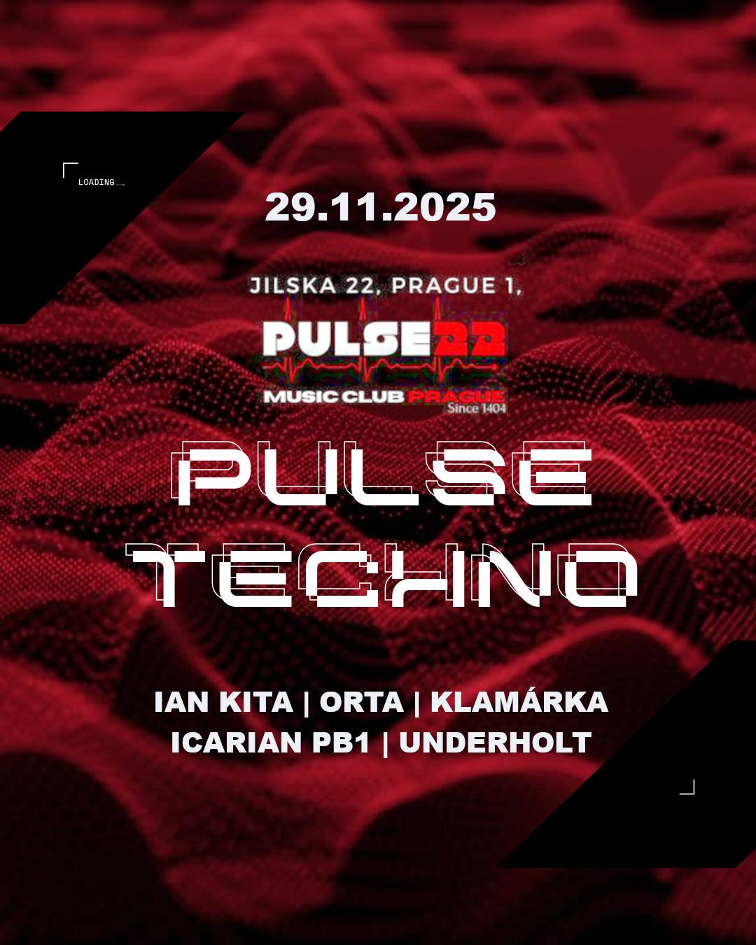 Pulse Techno With Ian Kita, Icarian Pb1, Klamárka, Underholt, Orta