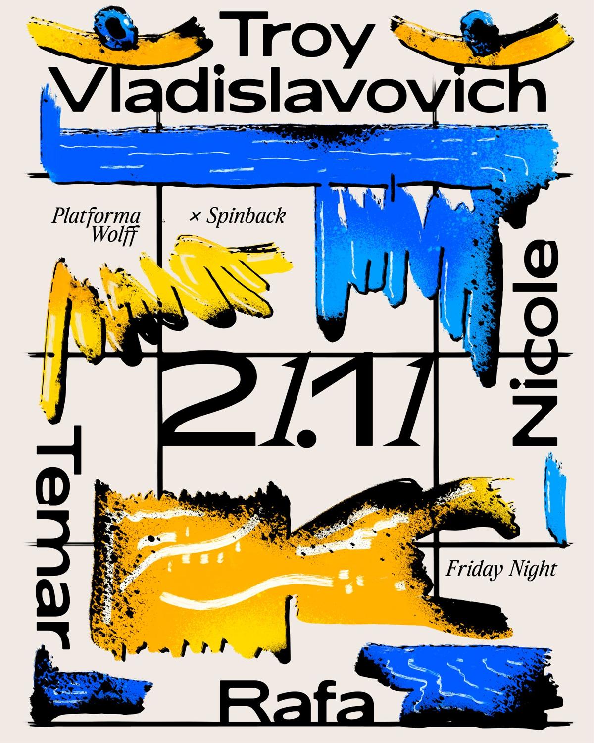 Pw X Spinback • Troy Vladislavovich, Nicole, Temar, Rafa