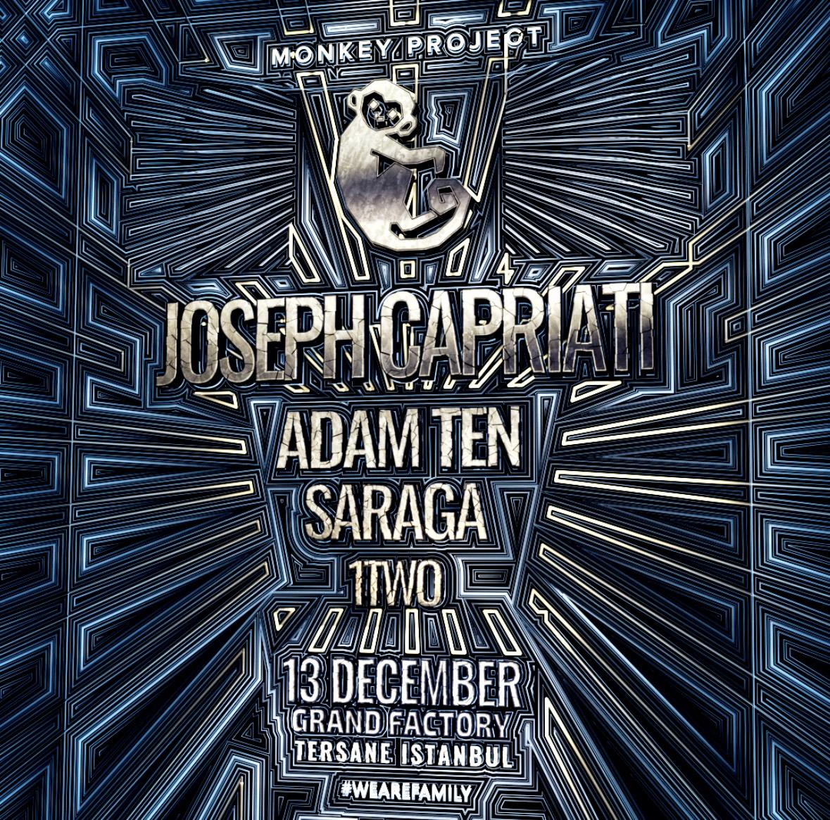 Monkey Project Presents: Joseph Capriati - Adam Ten - Saraga - 1Two