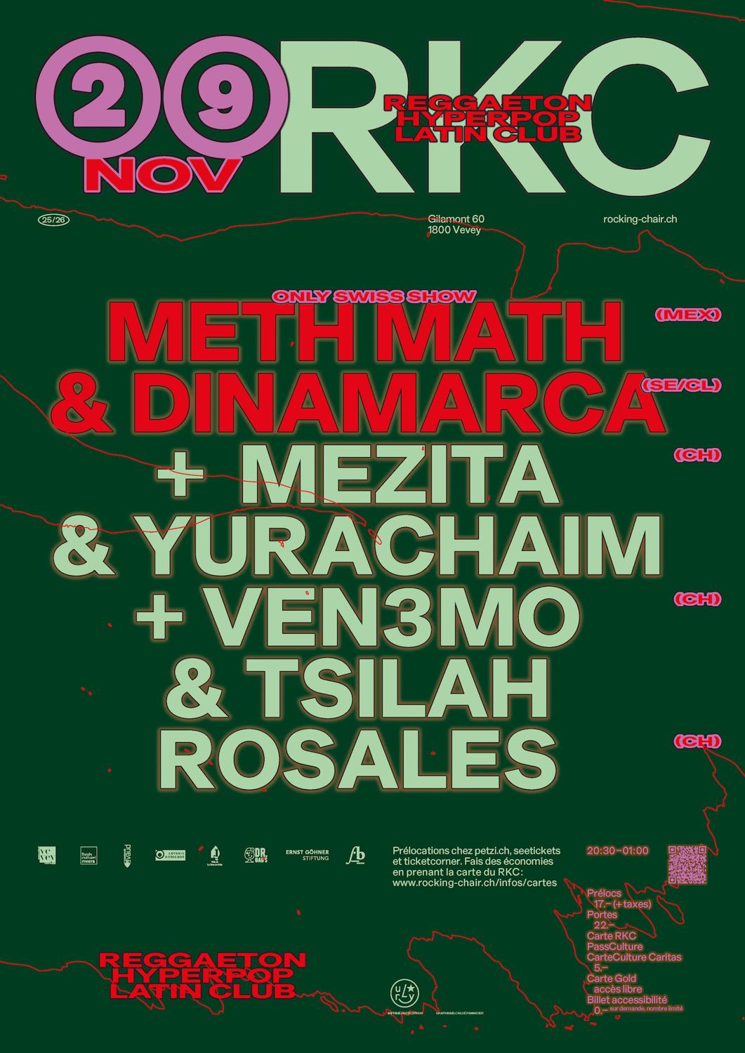 Meth Math & Dinamarca + Mezita & Yurachaim + Ven3Mo & Tsilah Rosales