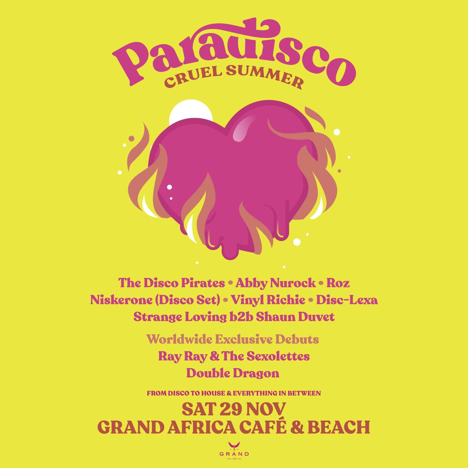 Paradisco - Cruel Summer - 29 November 2025