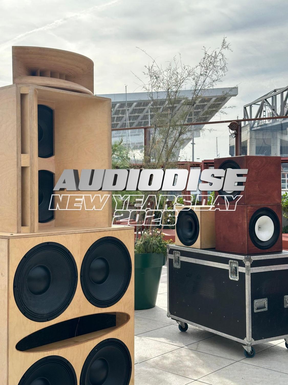 Audiodise New Year'S Day 2026 - 13H Of Music Across 3 Stages