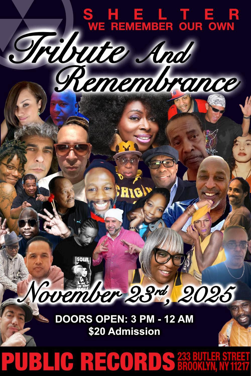 Shelter Tribute & Rememberance