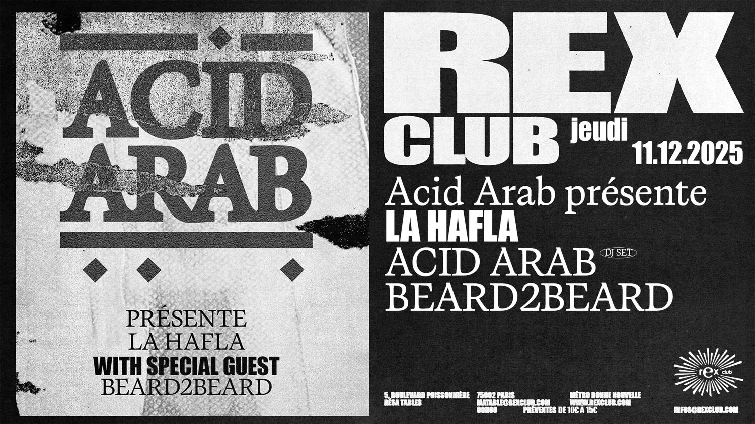 La Hafla: Acid Arab (Djset), Beard2Beard