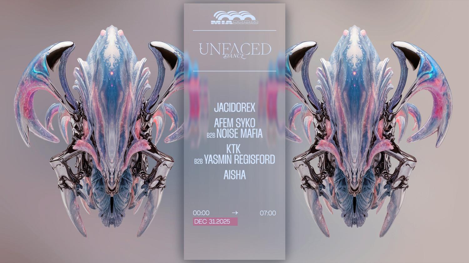 Unfaced X Nye: Jacidorex, Afem Syko B2B Noise Mafia