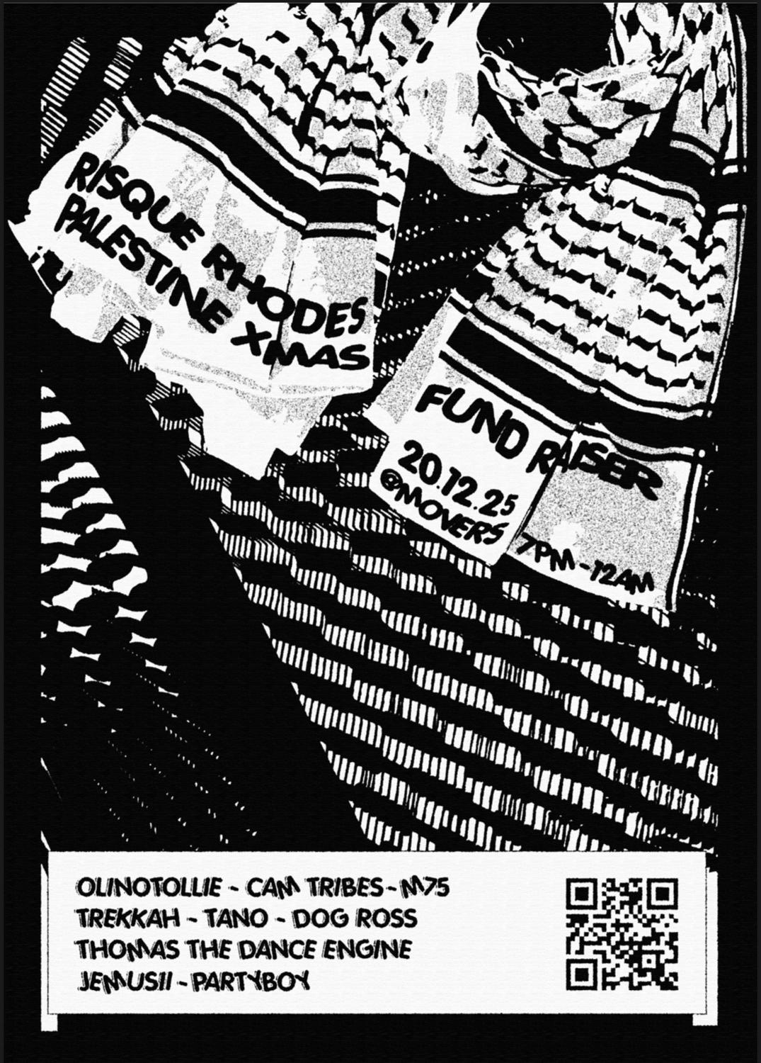 Risqué Rhodes: Palestine Fundraiser